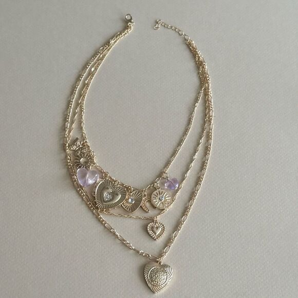 Heart Necklace Set #2132 - Picture 4 of 8